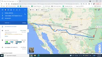 Plan a drive with stops