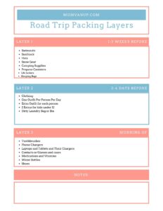 3 Week Cross Country Road Trip: Epic Planning System - Mom Van Up