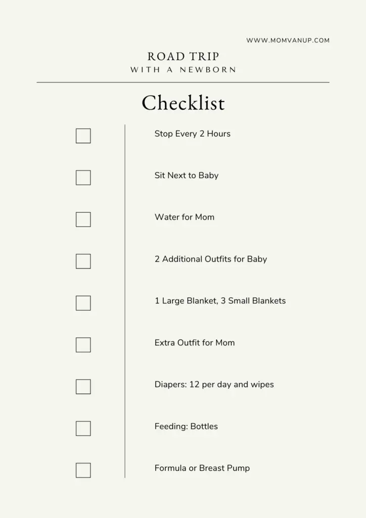 Road Trip Packing Checklist