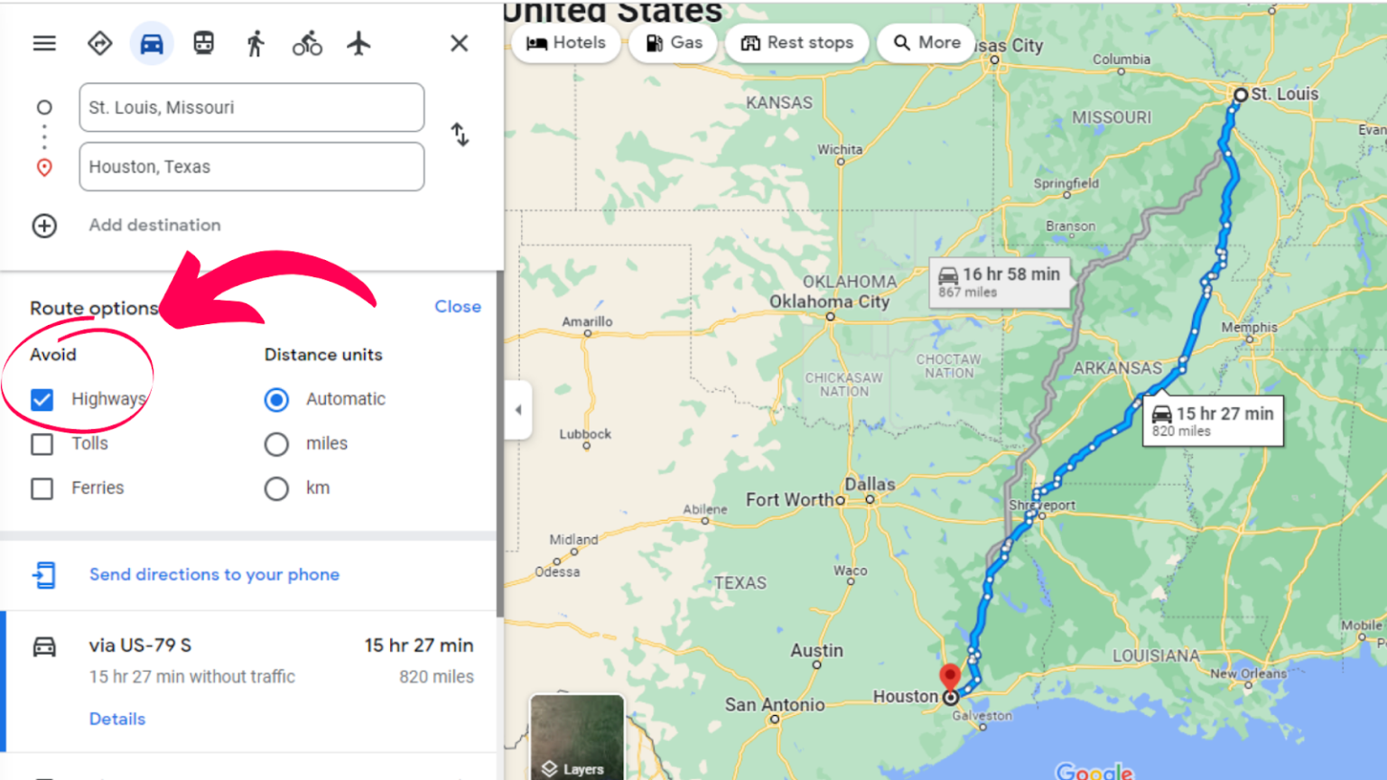 Can I Road Trip Without Any Interstates? - Mom Van Up
