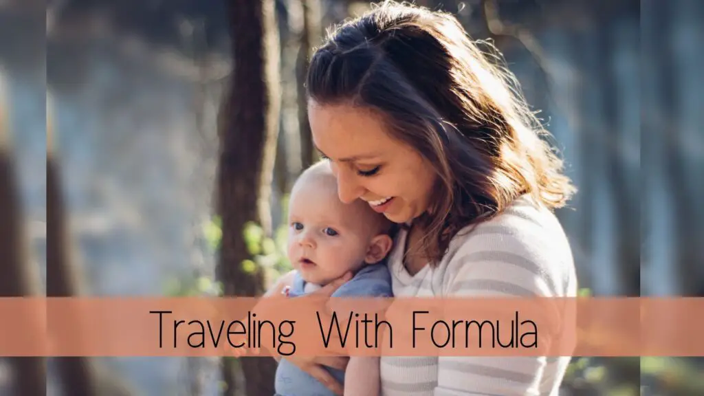 Traveling With Formula Mom and Baby Outside
